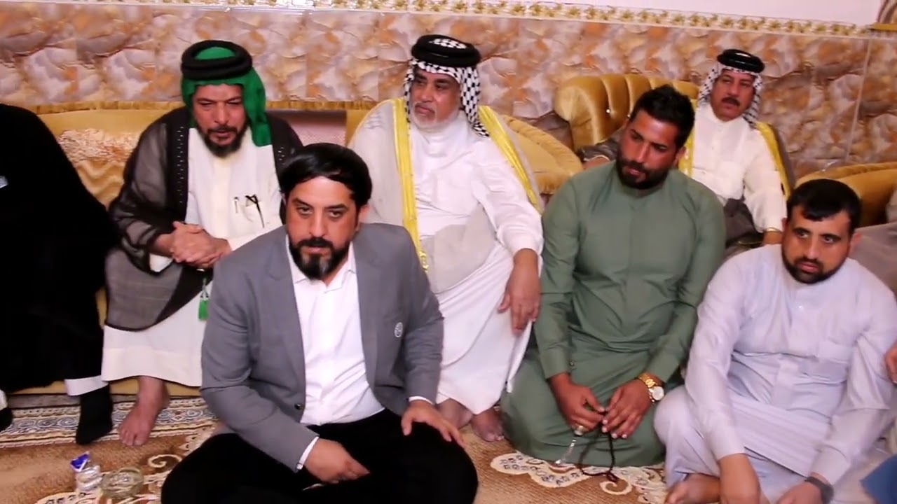 عقد قران ثائر الغراوي الله يتمم لك على خير الف الف مبروك يا غالي
