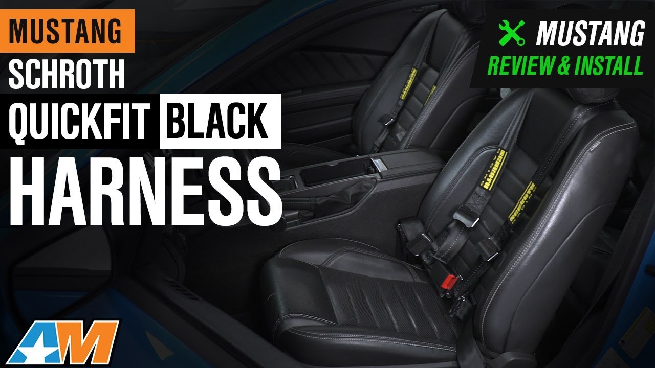 2005-2017 Mustang Schroth QuickFit Black Harness Review & Install