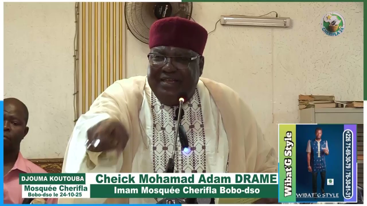 DJOUMA KOUTOUBA LE 24 10 25 MOSSQUEE CHERIFLA DE BOBO-DSSO