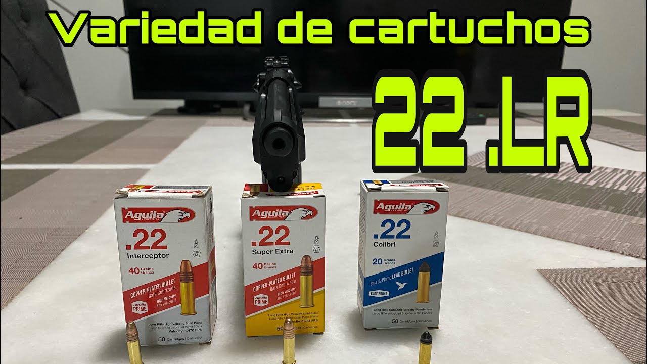 Tipos de cartuchos .22 LR
