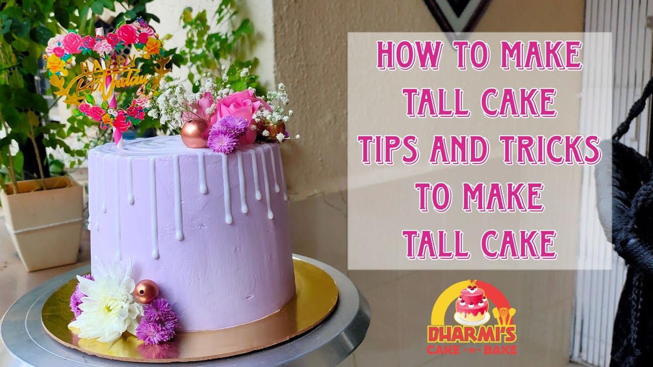 How to make Tall Cake |Tips and Trick to make perfect Tall Cake |How to make Chocolate  Mousse Cream