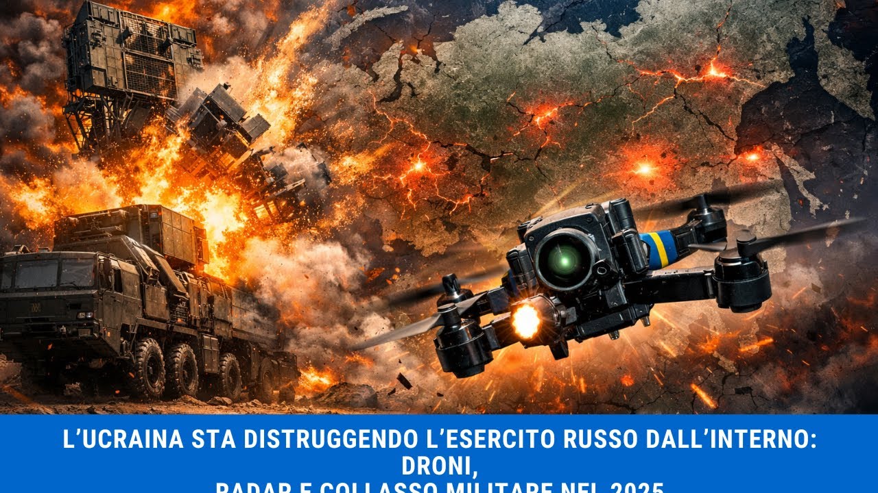 L&rsquo;Ucraina sta distruggendo l&rsquo;esercito russo dall&rsquo;interno: droni, radar e collasso militare nel 2025