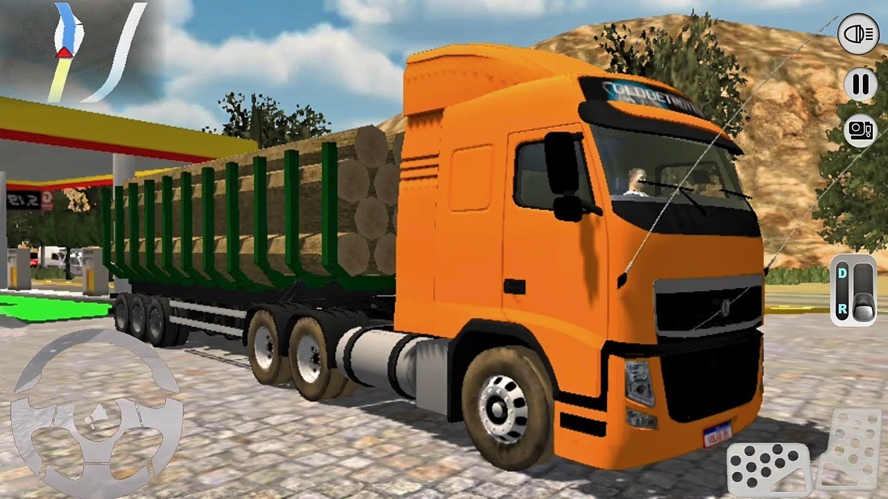 Volvo Truck Transport Wood | Nas Estradas do Brasil | Android Gameplay