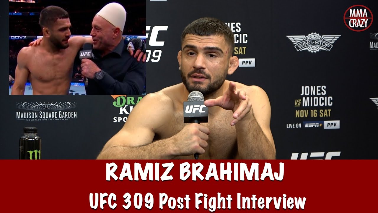 Ramiz Brahimaj talks Albanian Hat on Joe Rogan, KO win & training with Belal Muhammad  UFC 309