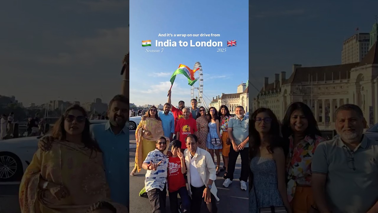 India to London by Road | Road to London | Season 7 | 2025  #indiatolondon  #roadtolondon2025 #short