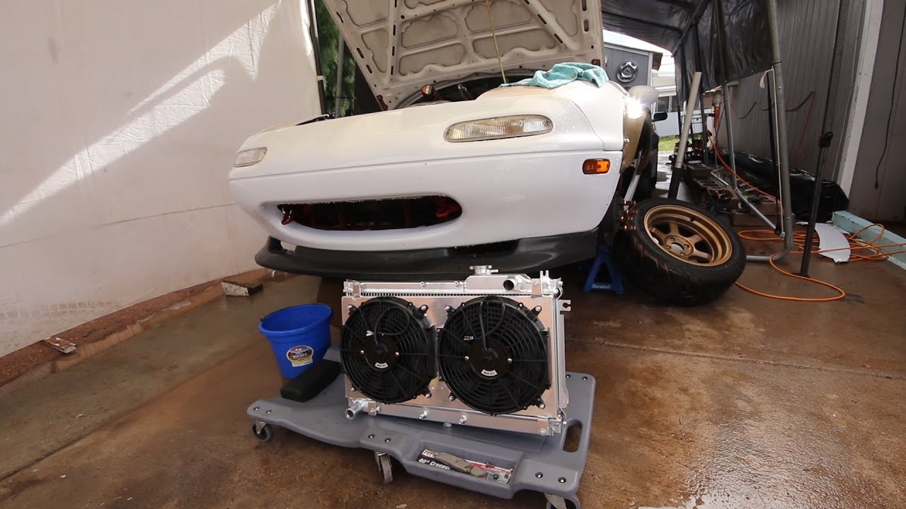 DNA Racing Radiator Install Miata