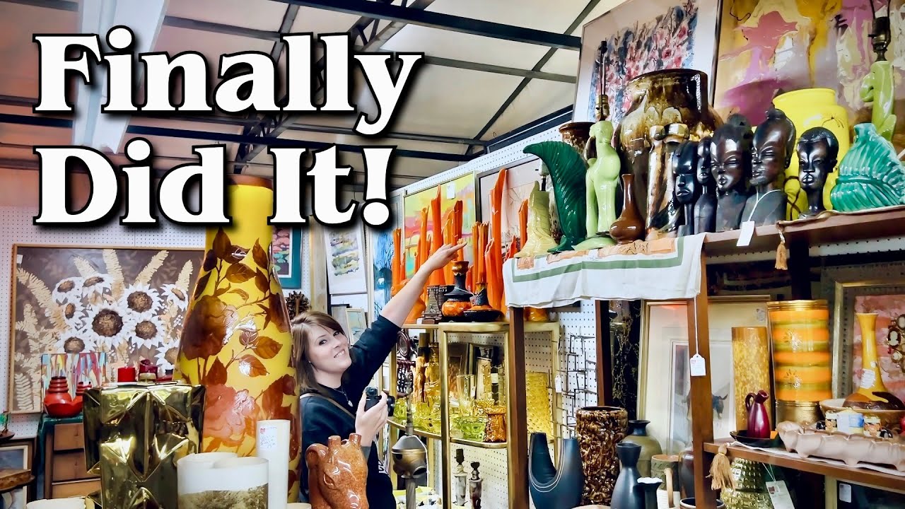 Bucket List Fulfilled! Giant Antique Vintage Mall Shopping