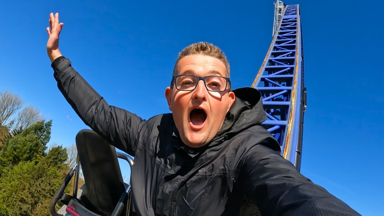 Riding Goliath at Walibi Holland - EPIC Intamin MEGACOASTER!