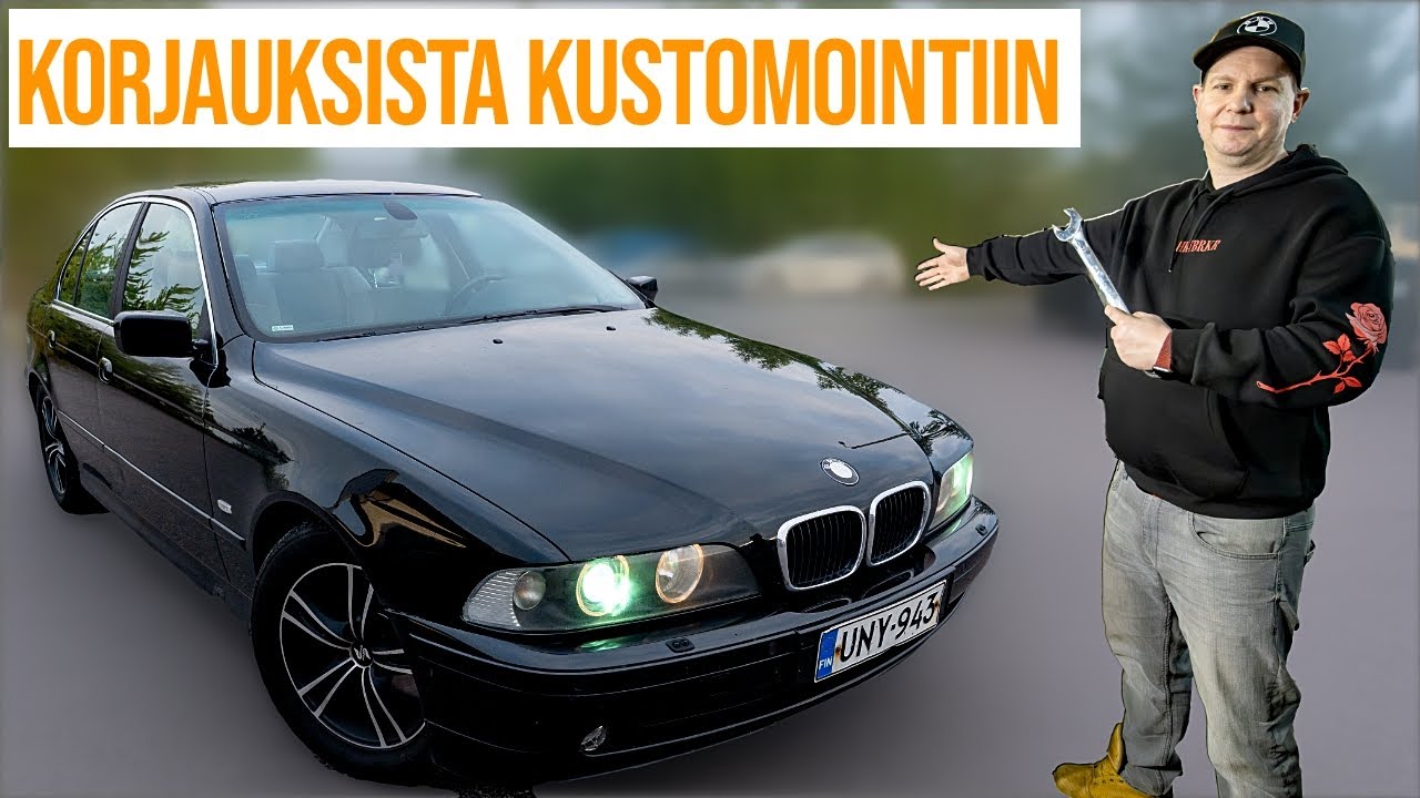 Korjauksista kustomointtiin - BMW e39 530i Osa 13