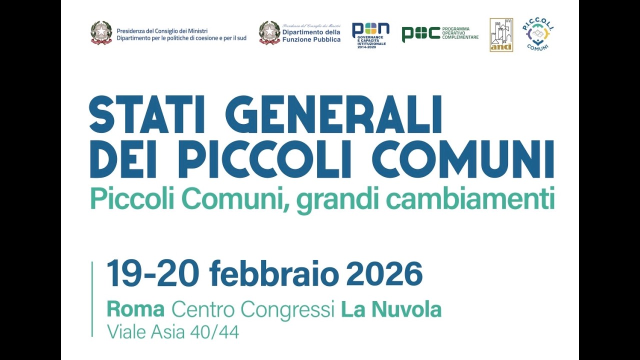 Stati Generali dei piccoli comuni