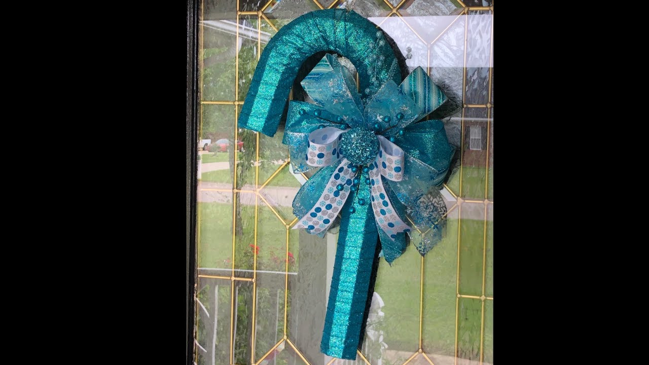 How to make a Candy Cane Door Hanger