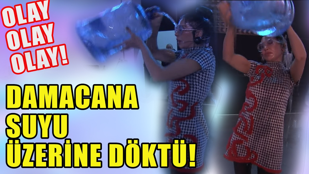 Deniz'den OLAY Hareket! Bir Damacan Suyu Başından Aşağıya Döktü!