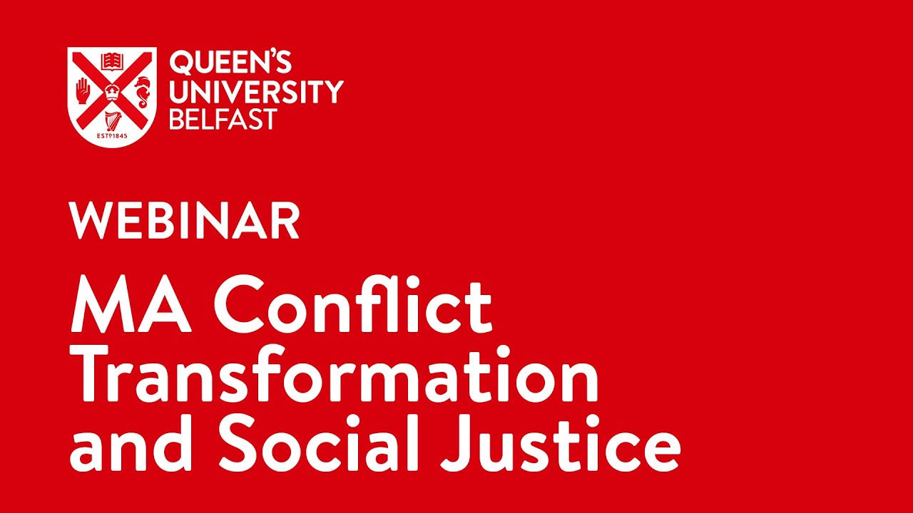 MA Conflict Transformation and Social Justice Webinar