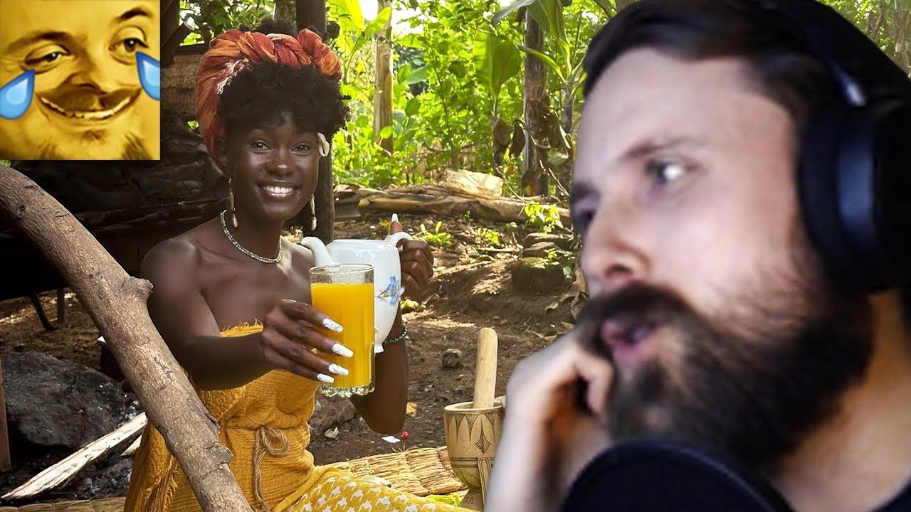 Forsen Reacts to  Making mango juice without a machine in a Ugandan village