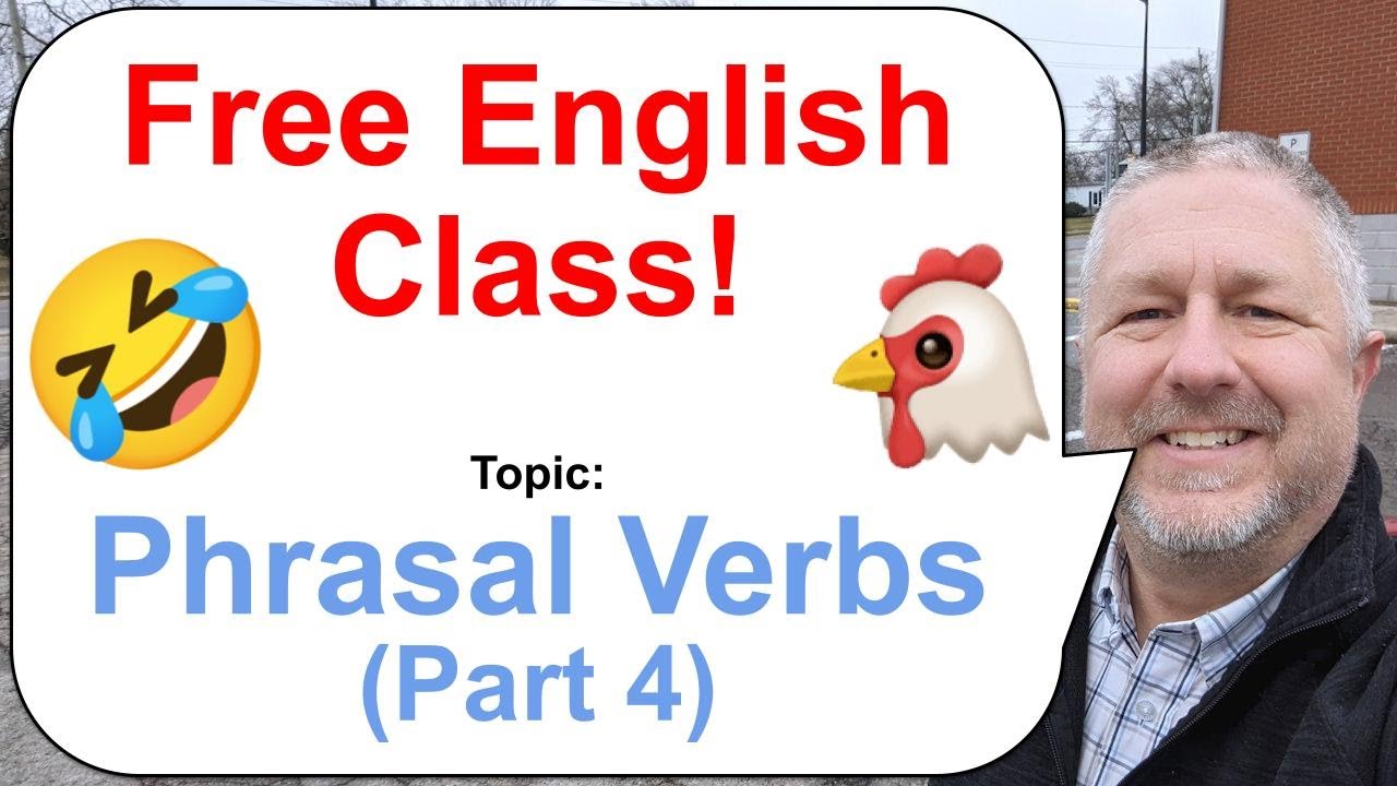 Phrasal Verbs Part 4! Let's Learn English! 🤣🍔🐔