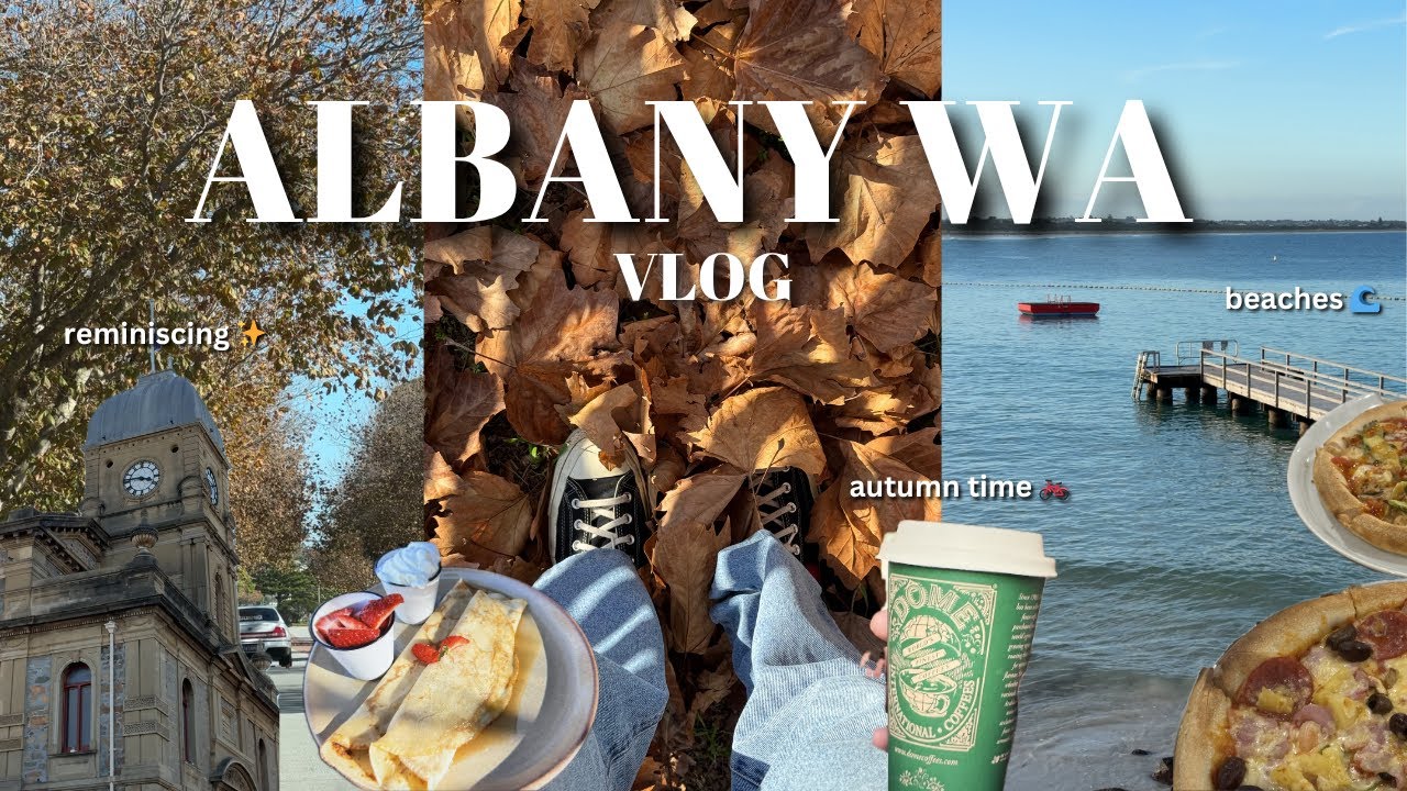 RETURNING TO MY HOMETOWN ALBANY WA VLOG (emu point, Middleton beach, gull rock, dome, albany plaza)