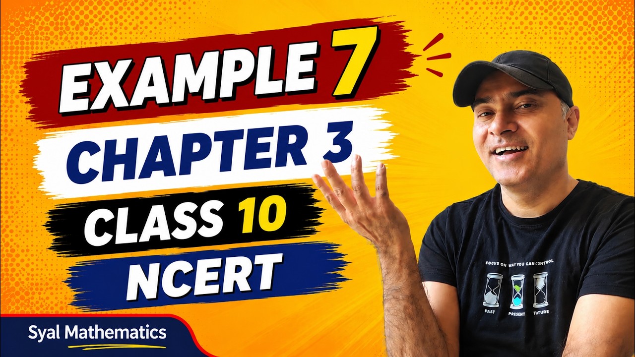 Example 7 - Chapter 3 - Class 10 | Pair Of Linear Equations In Two Variables  | NCERT Maths | CBSE