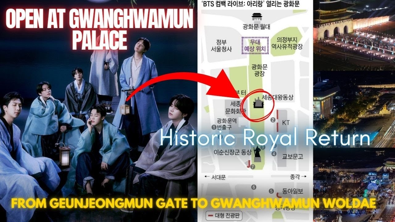 BTS’ Netflix Live Concert to Open at Gwanghwamun Palace in Historic Royal Return