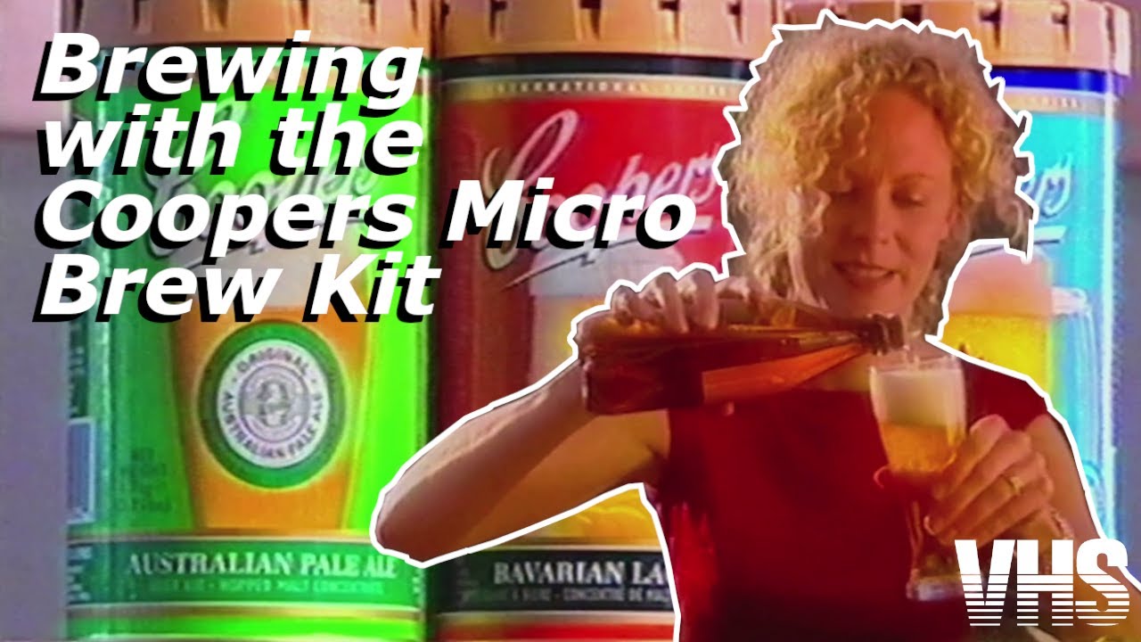 Brewing with the Coopers Micro - Brew Kit -- South Australian VHS tape