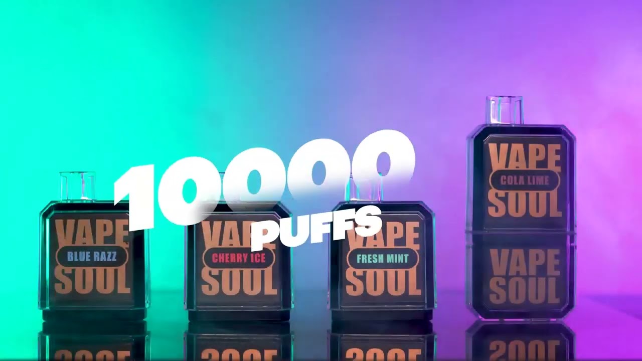 VapeSoul Mega Pod: Unleash the Vapor Power! ---- 10000 puffs changeable pod system