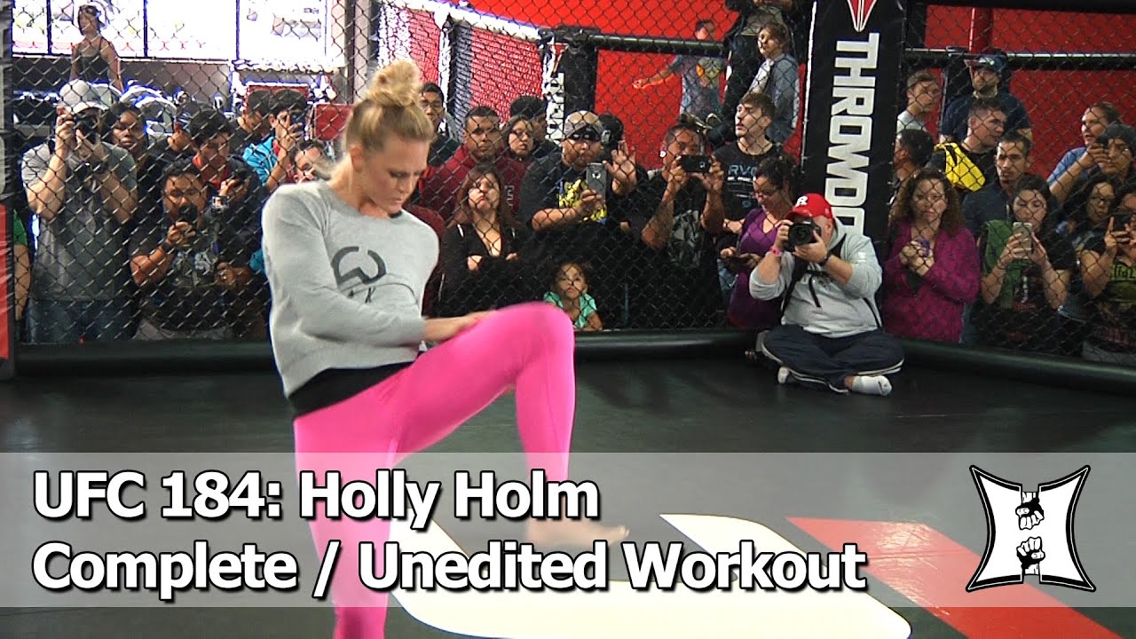 UFC 184: Holly Holm’s Open Workout Before Facing Raquel Pennington (Complete/Unedited)