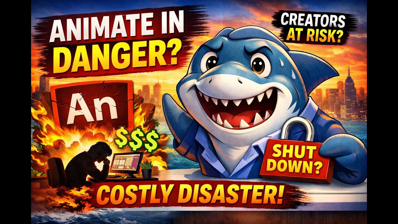 Adobe Animate и скрытый риск для создателей контента | SharkBytes на The View 🦈