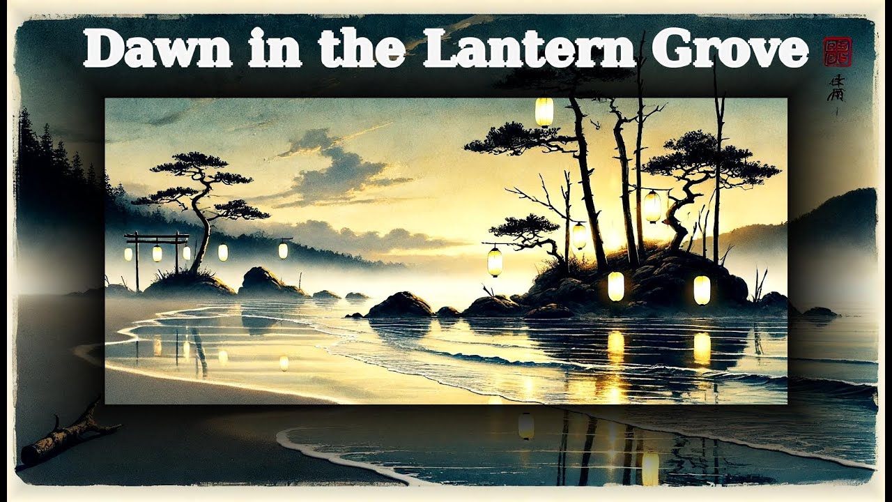 Dawn in the Lantern Grove | Zen Ambient Soundscape for Reflection & Calm