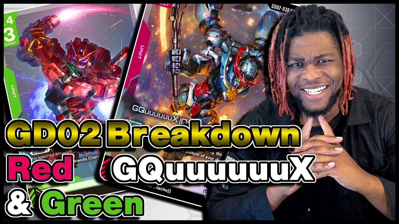 САМЫЙ последовательный архетип? Gundam Card Game GD02 Dual Impact Breaking! Красный и зеленый GQu...