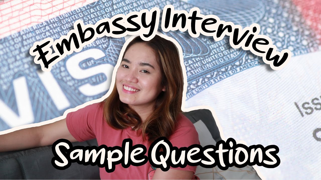 SAMPLE EMBASSY INTERVIEW QUESTIONS (FILIPINO NURSE IN THE USA)🇵🇭 JoyOfMia