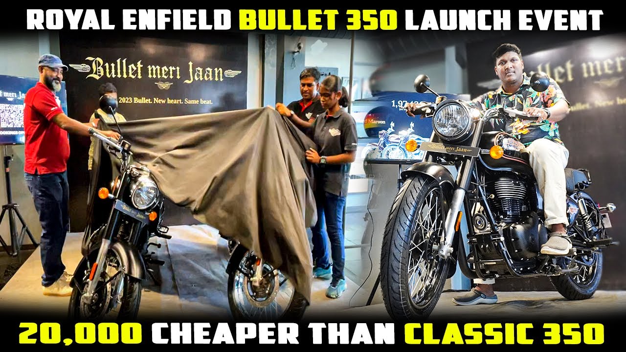 2023 Royal Enfield Bullet 350 || Launch in Chennai || Rider Machine