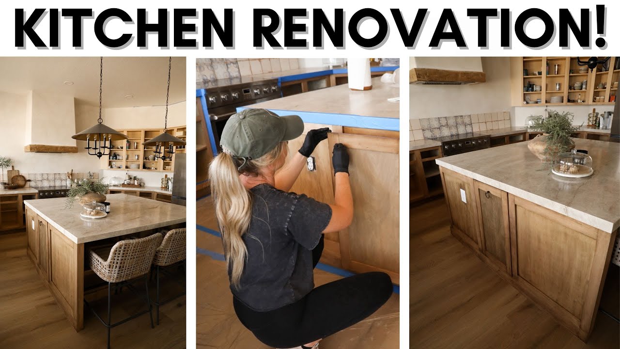 RENOVATING OUR KITCHEN || STAINING MAPLE CABINETS || TIMELESS KITCHEN DESIGN IDEAS | RENOVATION VLOG