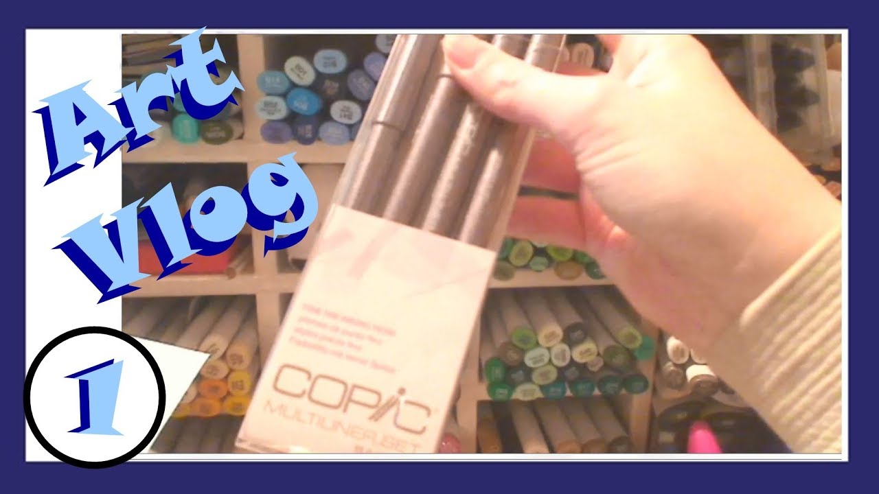 Art Vlog 1 - Copic Multiliners & Commissions