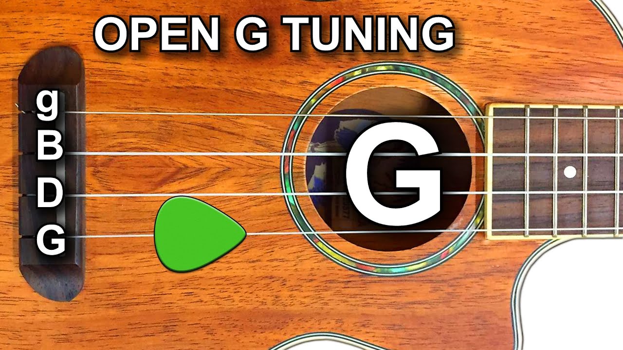 Best Online Ukulele Tuner For Open G Tuning (g B D G) Slide Blues Tuning