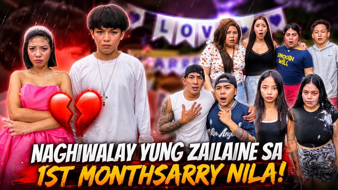 NAGHIWALAY YUNG ZAILAINE SA 1ST MONTHSARRY NILA | FAMILYAY x MANNIXFAM
