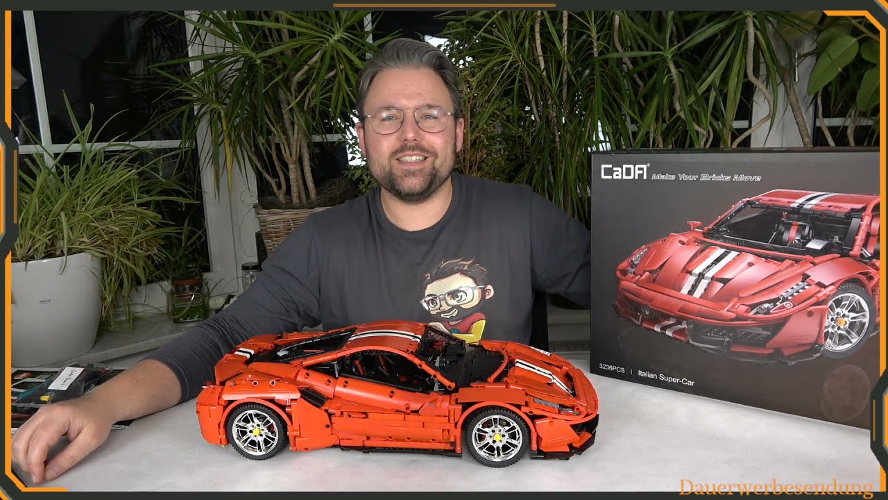CADA 🧱 #C61042 Italian Super Car bekommt keinen TÜV