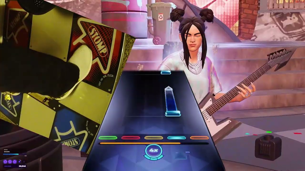 Pump It Up Fortnite Festival Expert: abcdefu GAYLE Lead