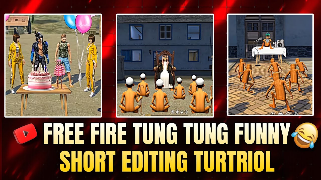Free fire viral tung tung baba shorts 🤣 | Pro Editing turtriol