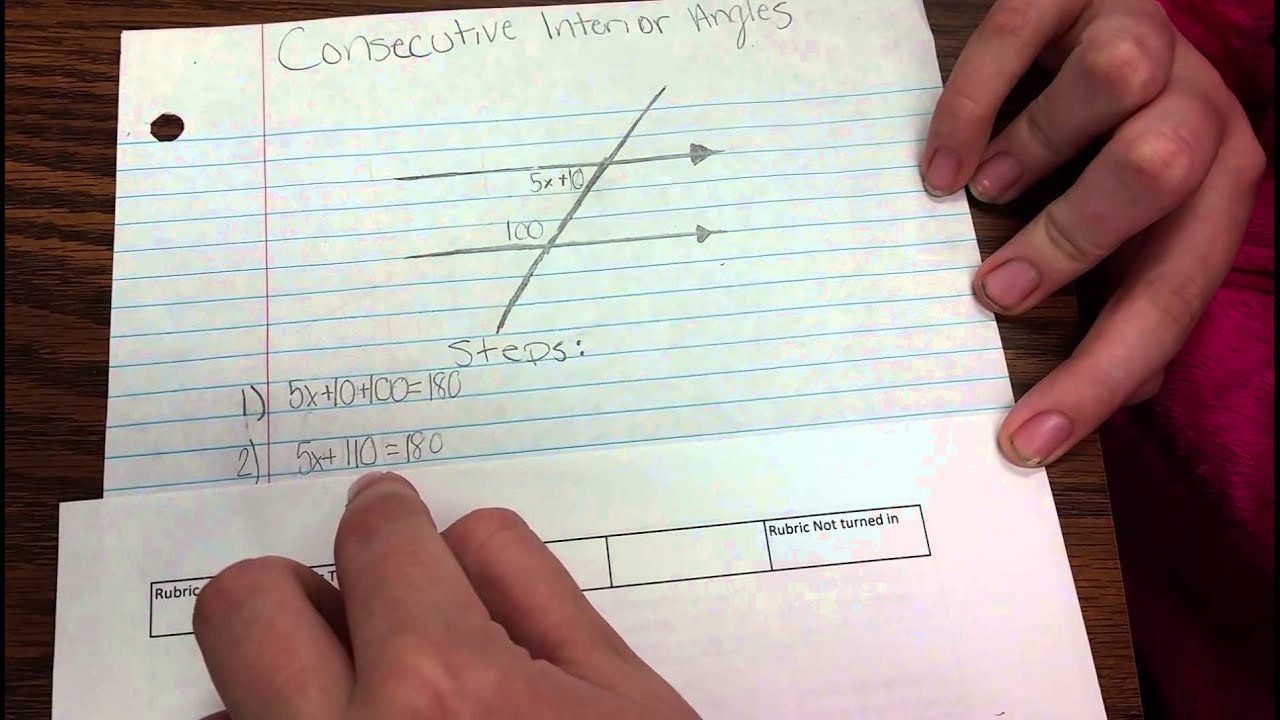 Consecutive Interior Angles