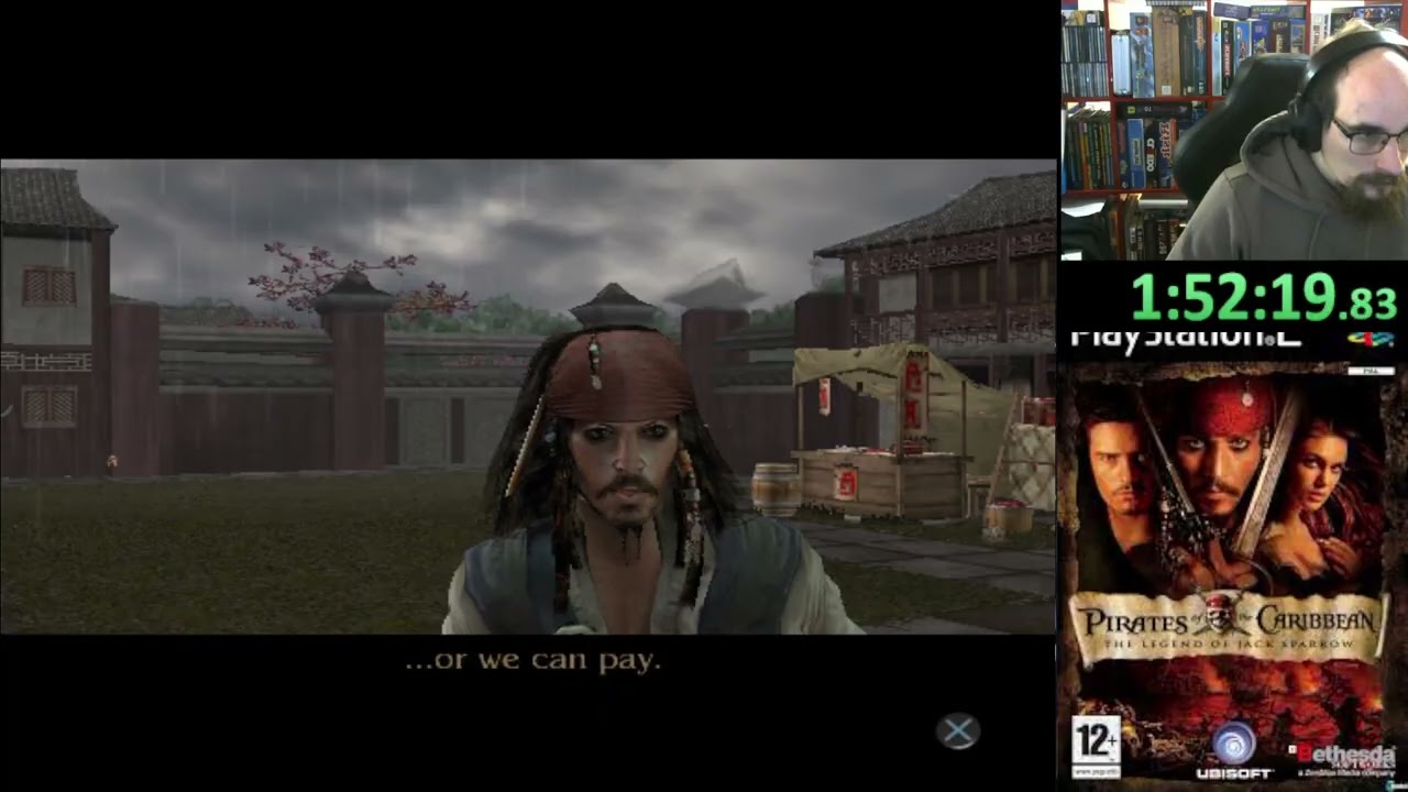 Ps2 Projektin peli numero 33. Pirates of the Caribbean: The Legend of Jack Sparrow osa 2/3