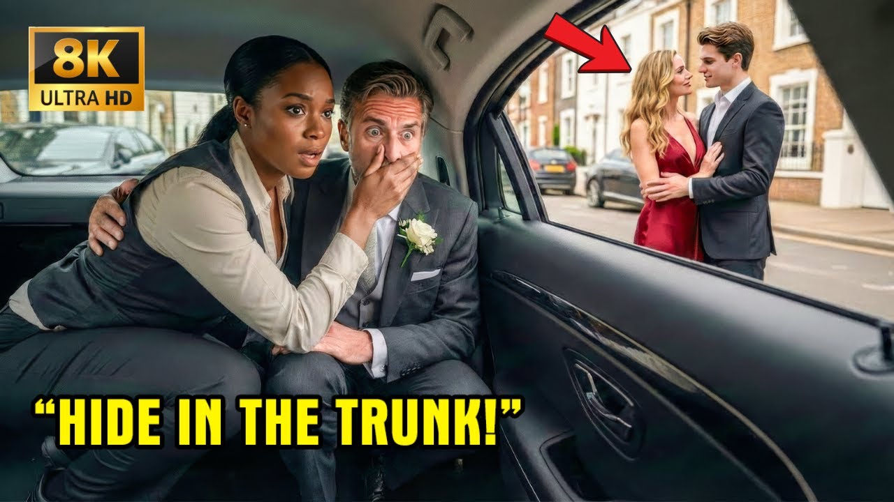 “Hide in the Trunk!” Black Waitress Warned Billionaire on Wedding Morning What He Saw Shattered Him