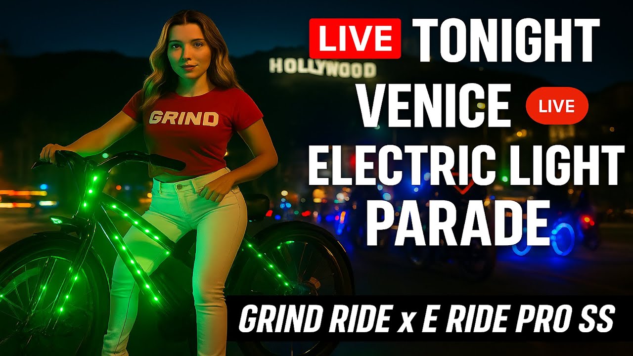 LIVE: Venice Electric Light Parade 🚲✨ | Today • 5 PM PT