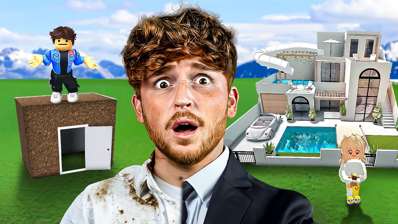 Building a HOUSE But We SWAP Every 10 Minutes.. (Bloxburg)