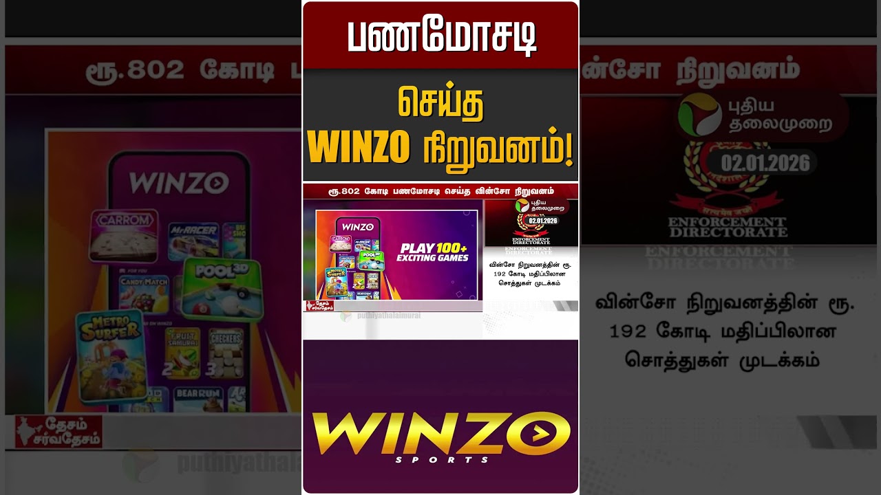 பணமோசடி செய்த Winzo நிறுவனம்! |  Winzo