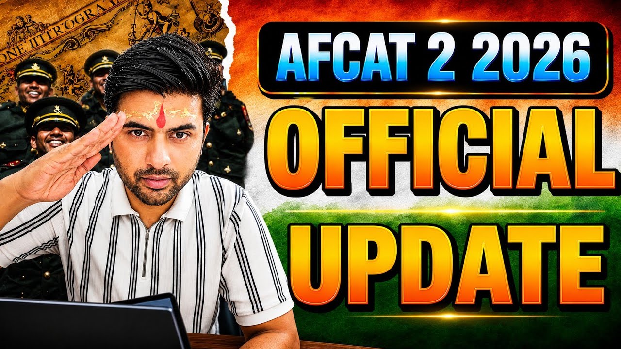 Official Update | AFCAT 02 2026 ADMIT CARD #afcat #afcat2026 