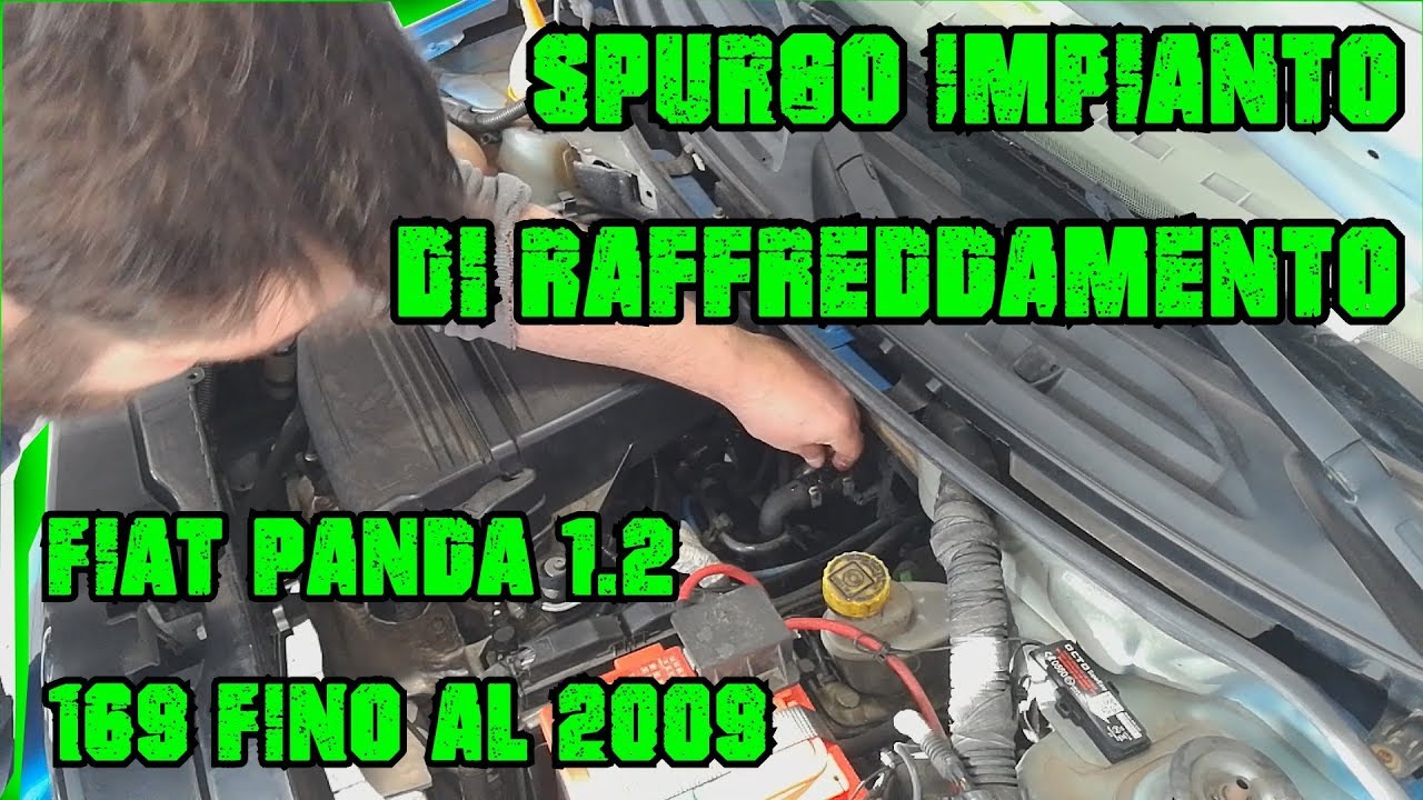 Fiat Panda 169 1.2 Fino al 2009 Spurgo Impianto di Raffreddamento