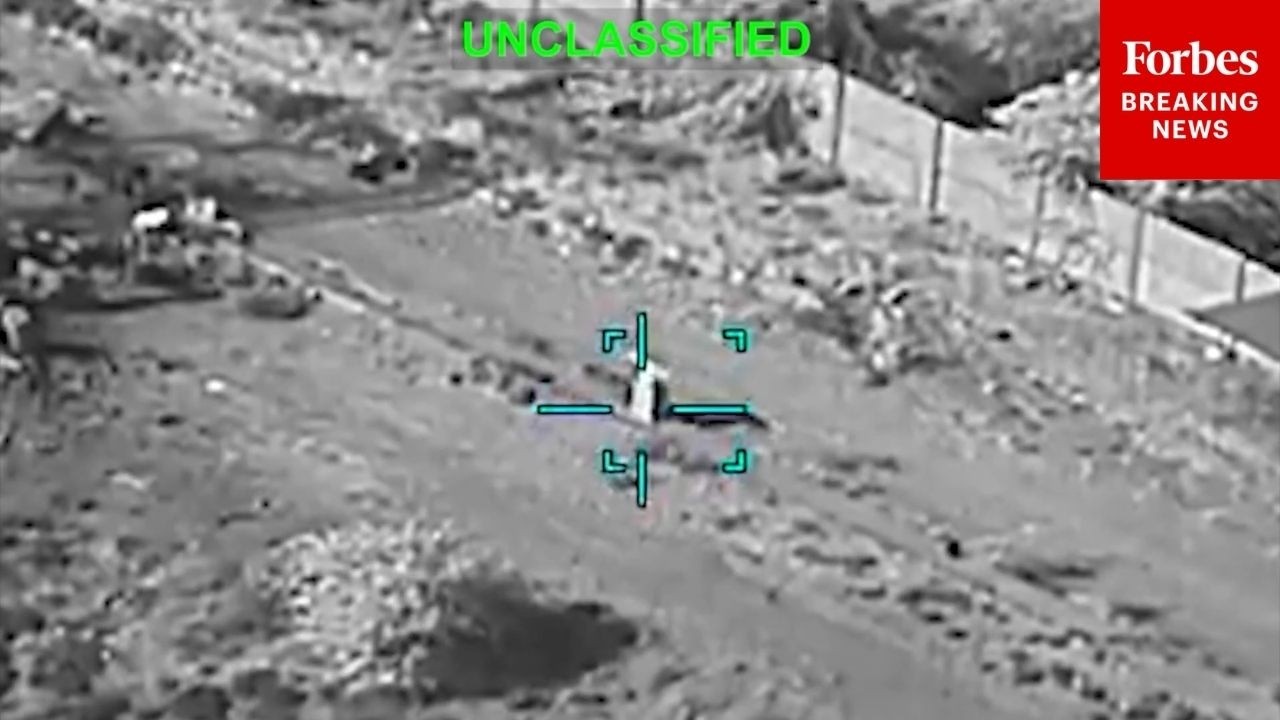 U.S. CENTCOM Releases Footage Of New Round Of Strikes Against Iran