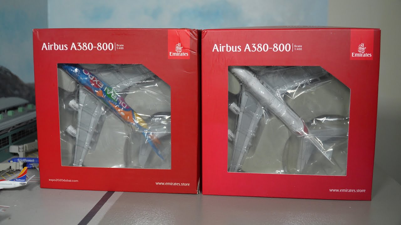 Double Emirates A380 Unboxing