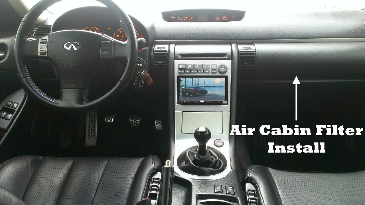 Infiniti G35 - Cabin Filter Install