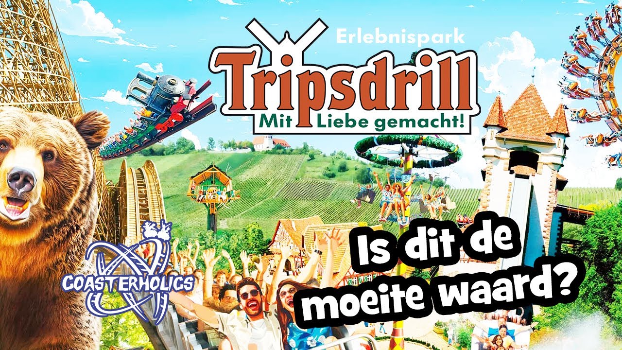 Is dit park de moeite waard!? Tripsdrill 2025 Park Review 2025 in 4K