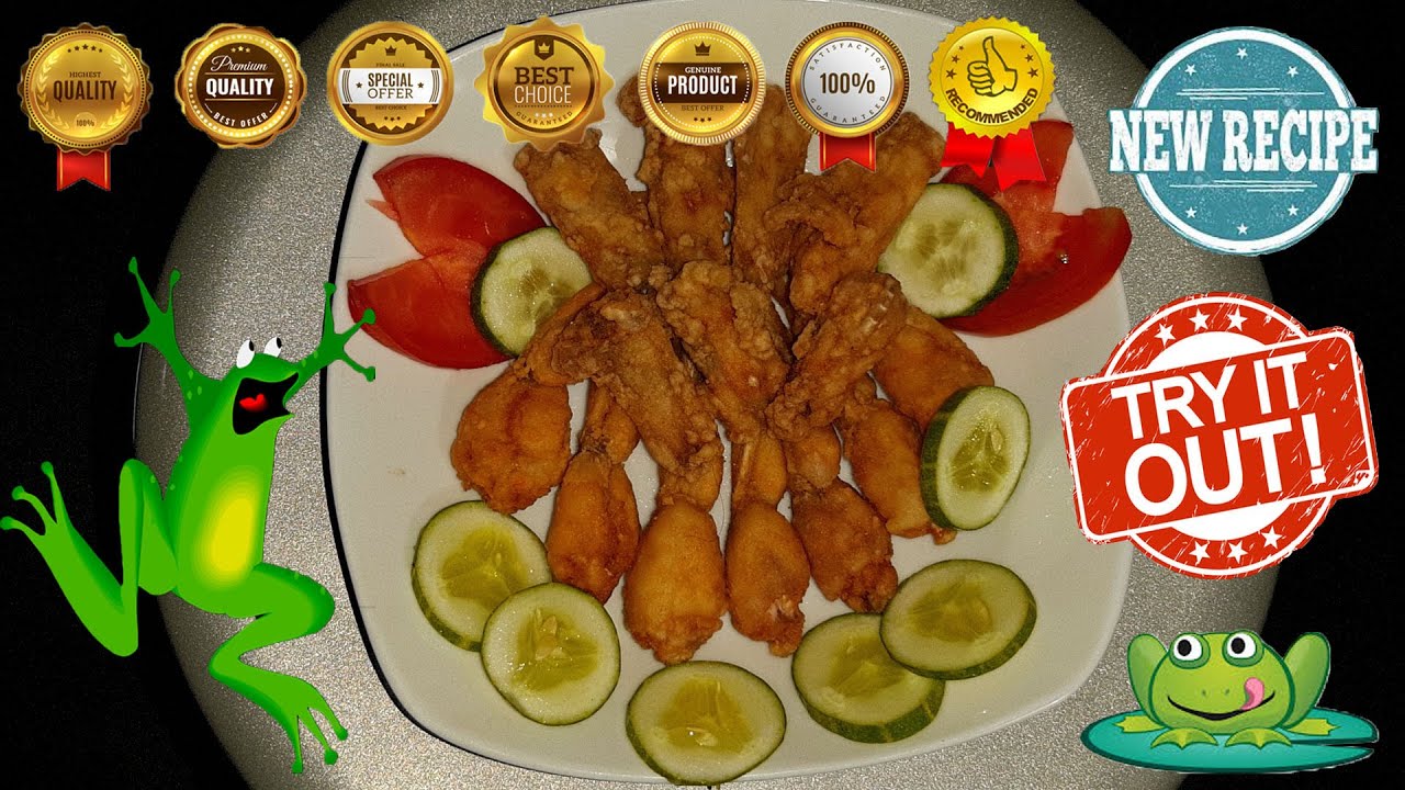 HOW TO COOK AND PREPARE FRIED FROG ~ EXTRA CRISPY FRIED FROG RECIPE